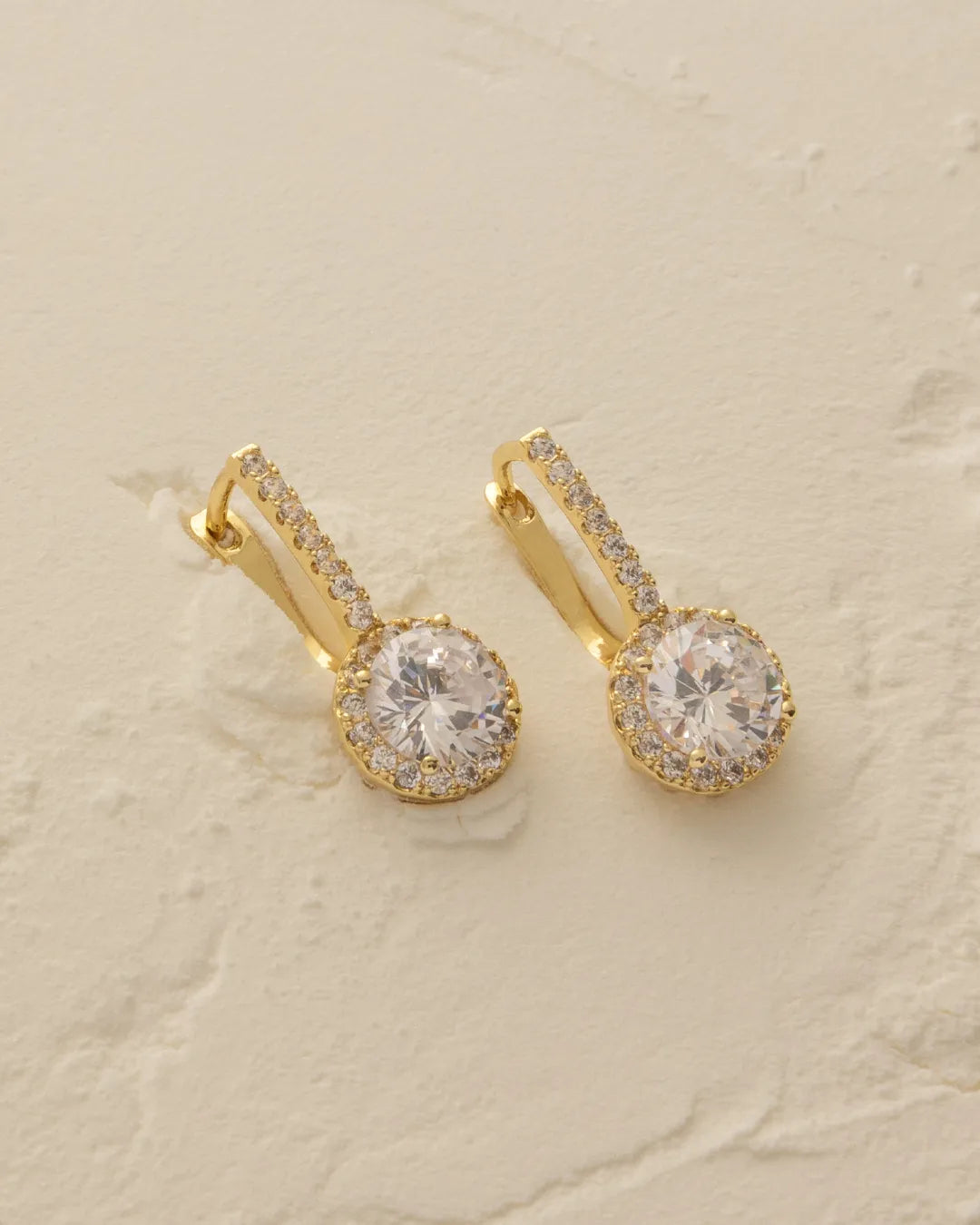 Aros Candongas Halo Crystal