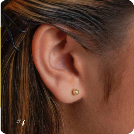 Pendientes Balin Liso #4