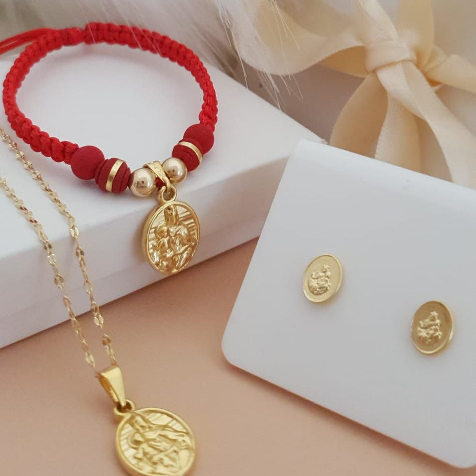 Pendientes Aretes Mini Virgen del Carmen