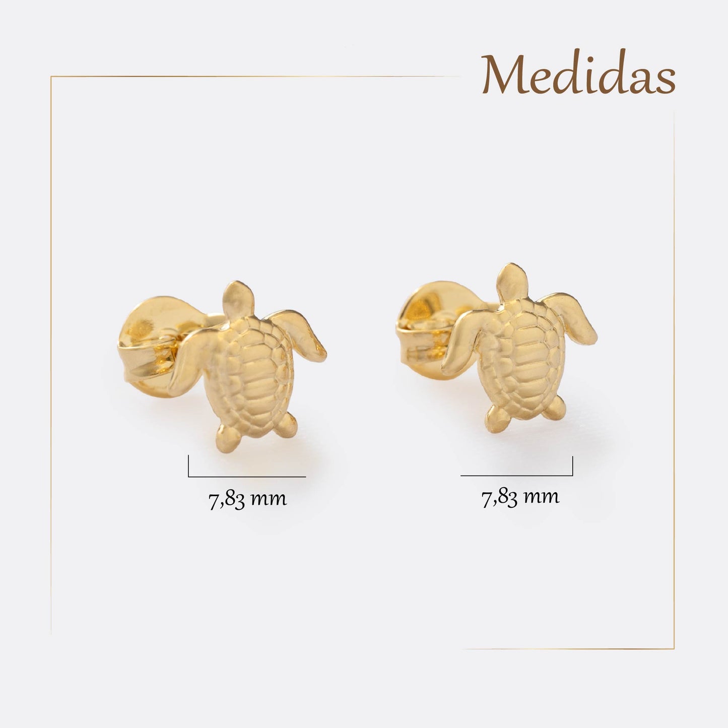 Pendientes Topo Turtle