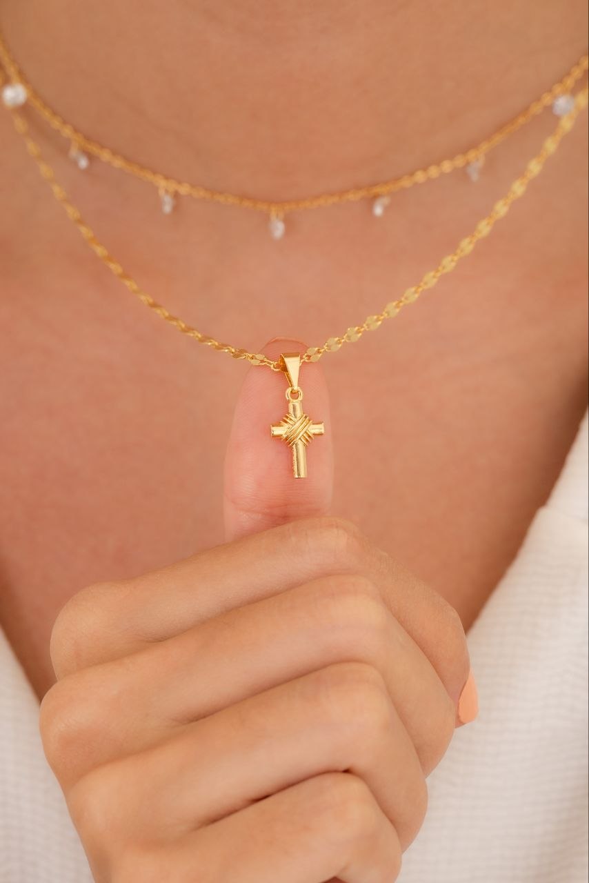 Colgante Cruz Manto Sagrado