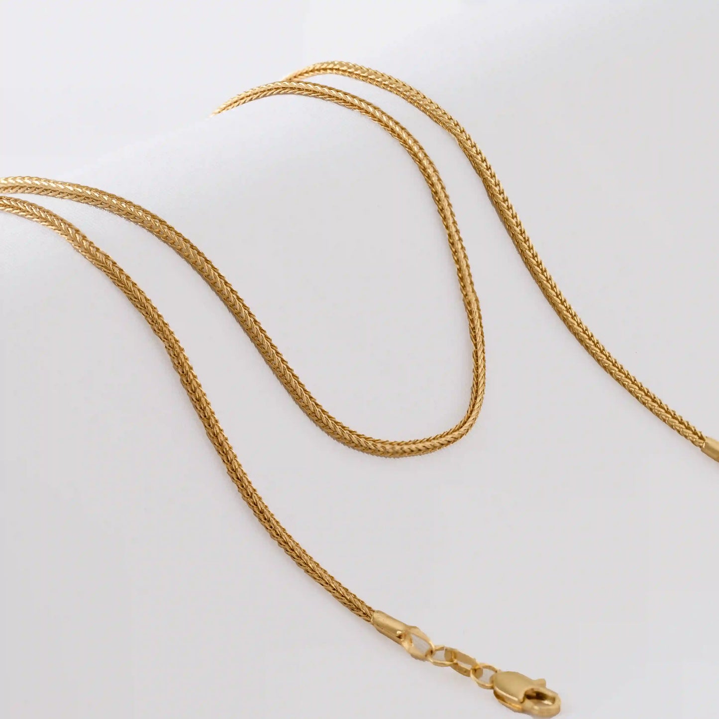 Cadena Francia Cuadrada 2mm 65Cms