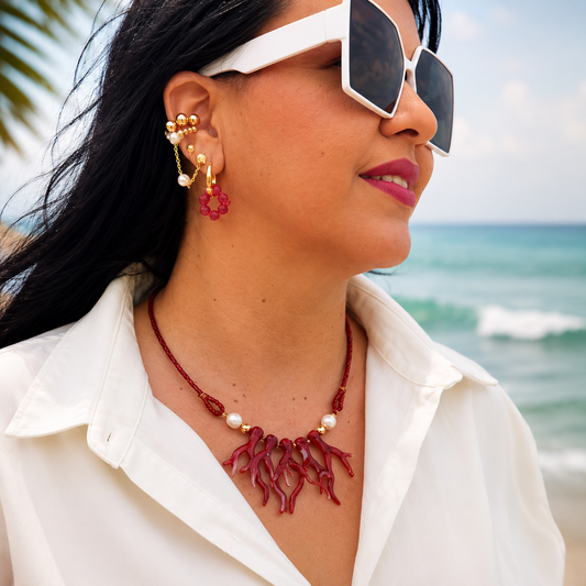 Collar Cordon Coral
