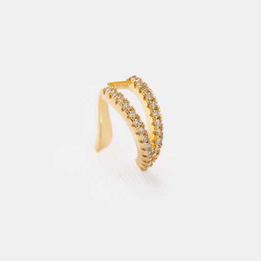 EarCuff Stunning en Oro Laminado 18k