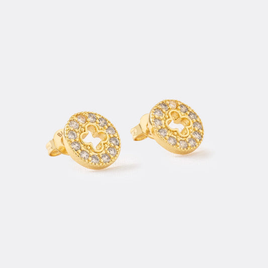 Pendientes Clover Redondo Silueta
