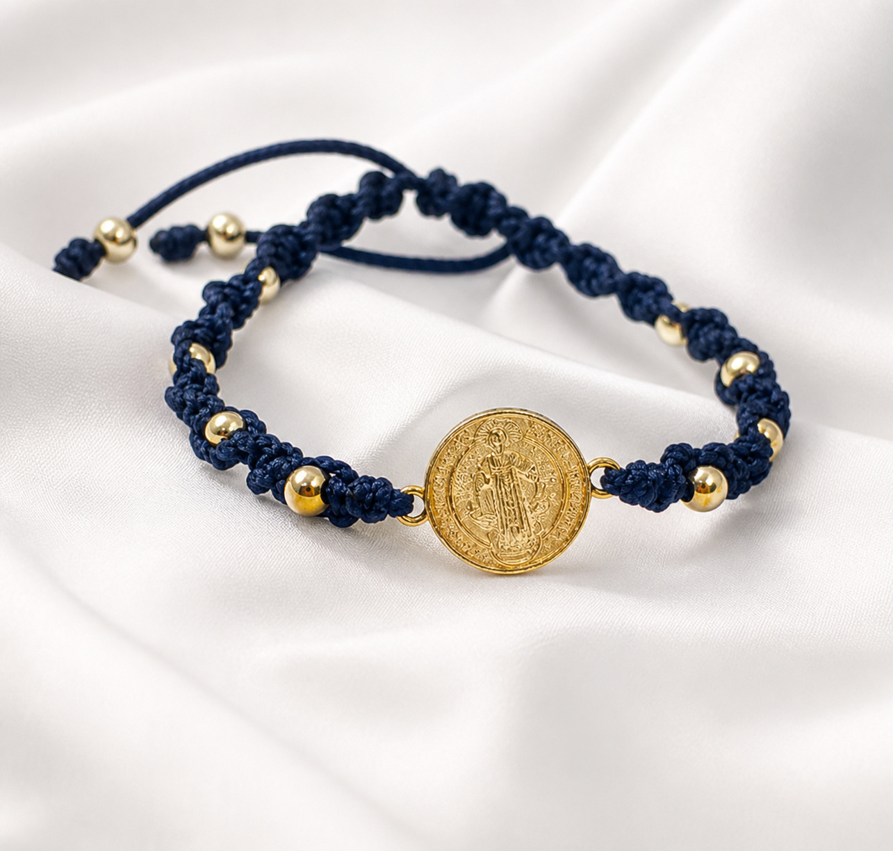 Pulsera San Judas Tadeo en oro