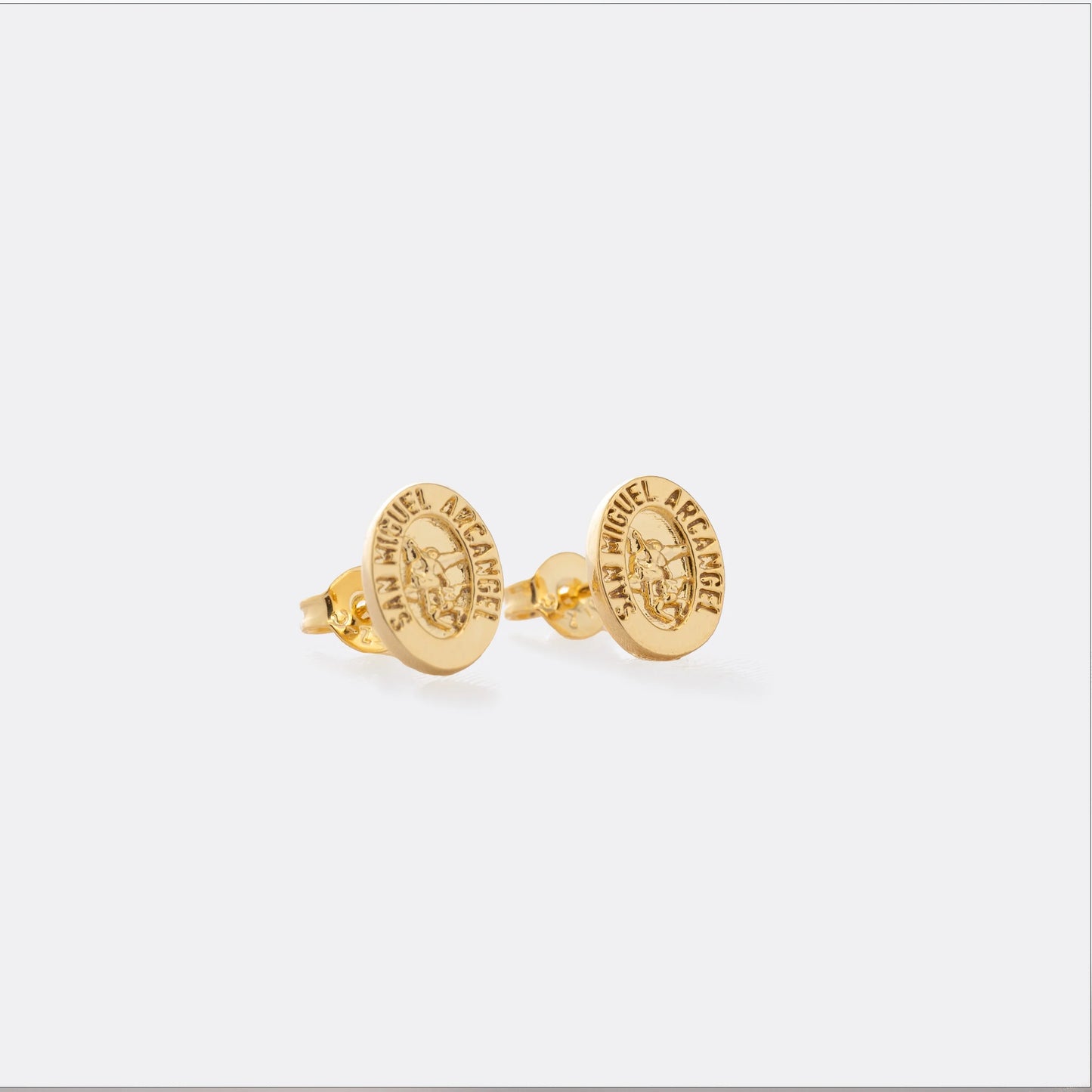 Pendientes Aretes Topo San Miguel Arcangel