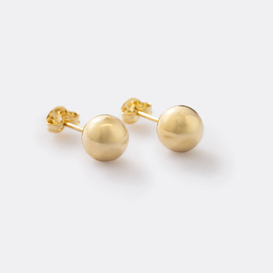 Pendientes Topo Balin Liso # 8