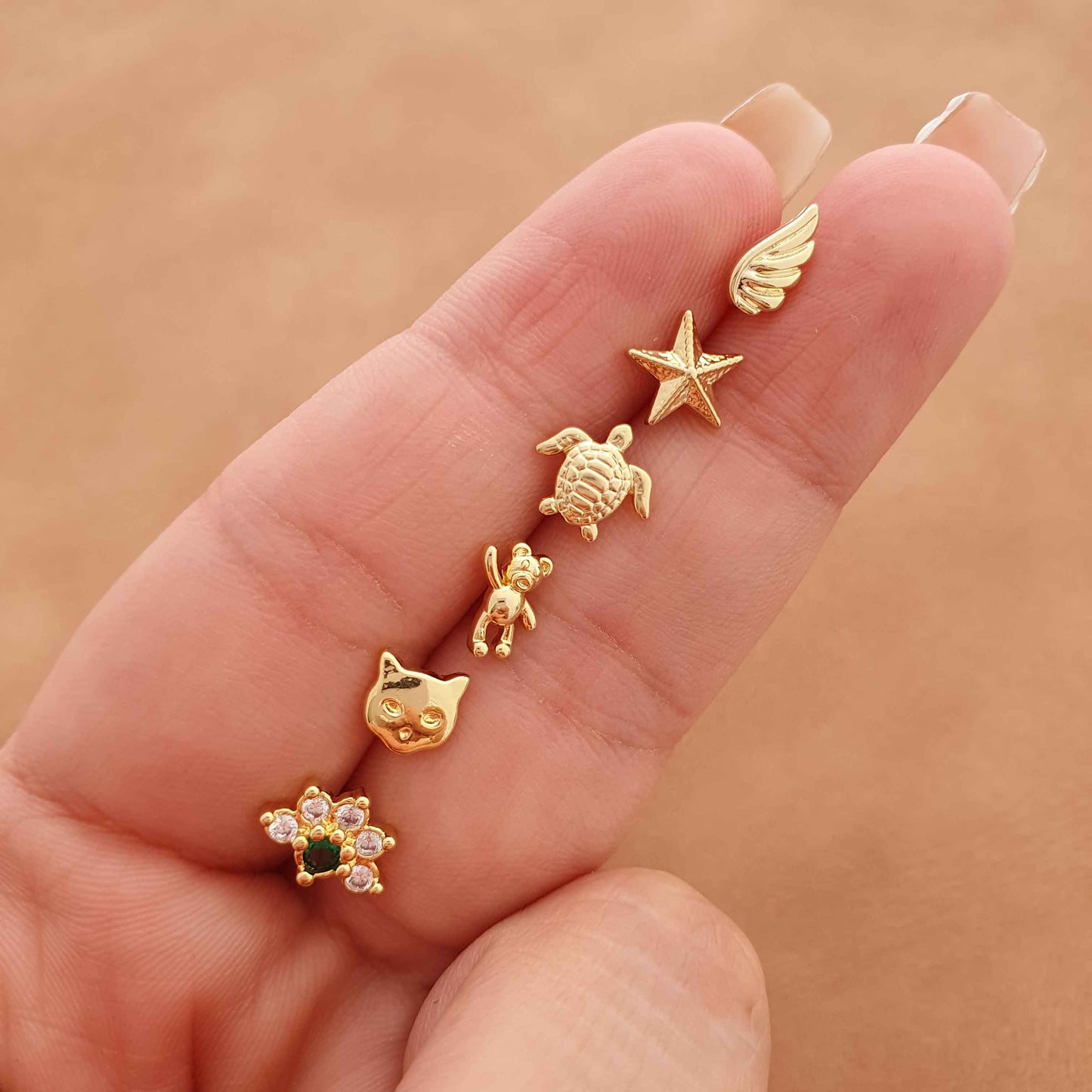 Pendientes Topo Turtle