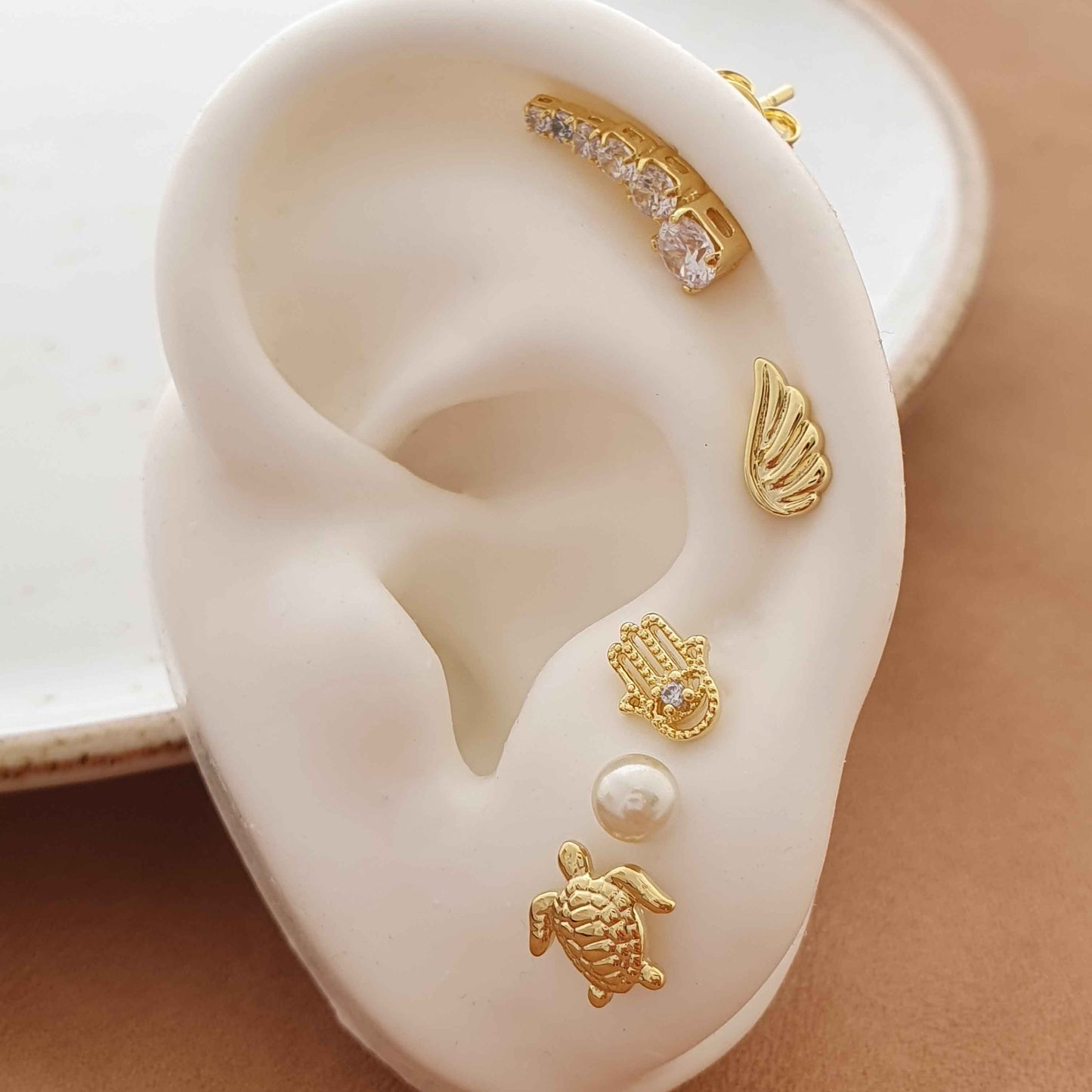 Pendientes Topo Turtle
