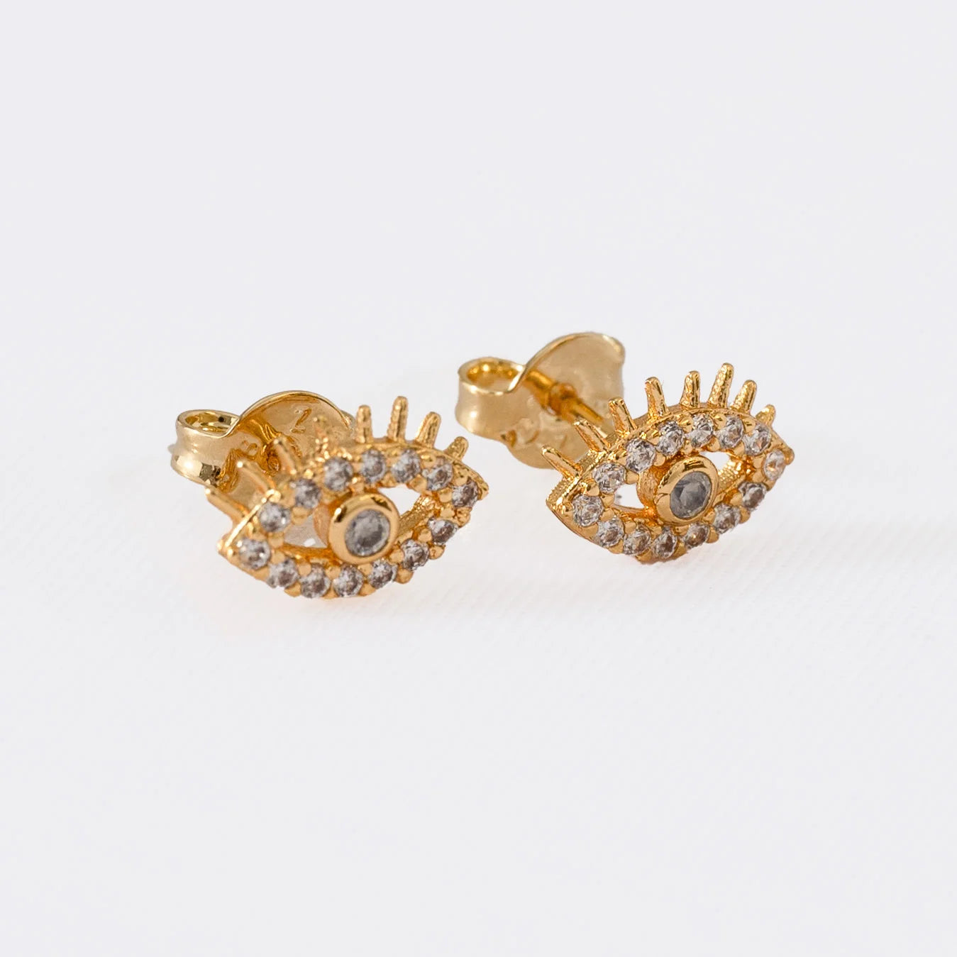 Pendientes Topos Ojo Turco Cristal