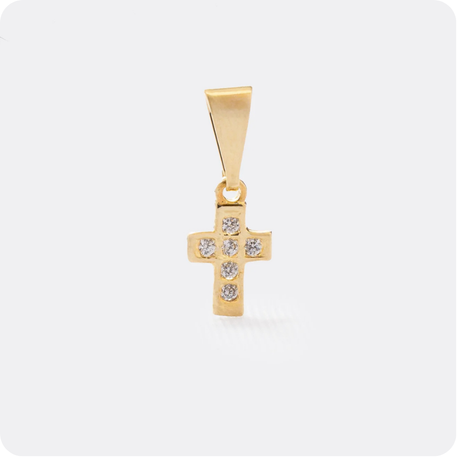 Dije Mini Cruz Circonias