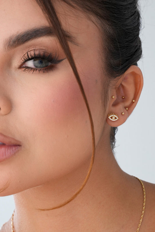 Pendientes Ojo Turco Cristal