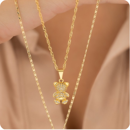 Dije Crystal Bear