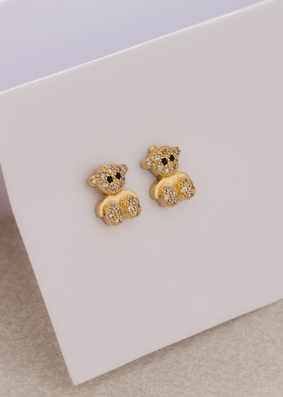 Pendientes Osito Circonias