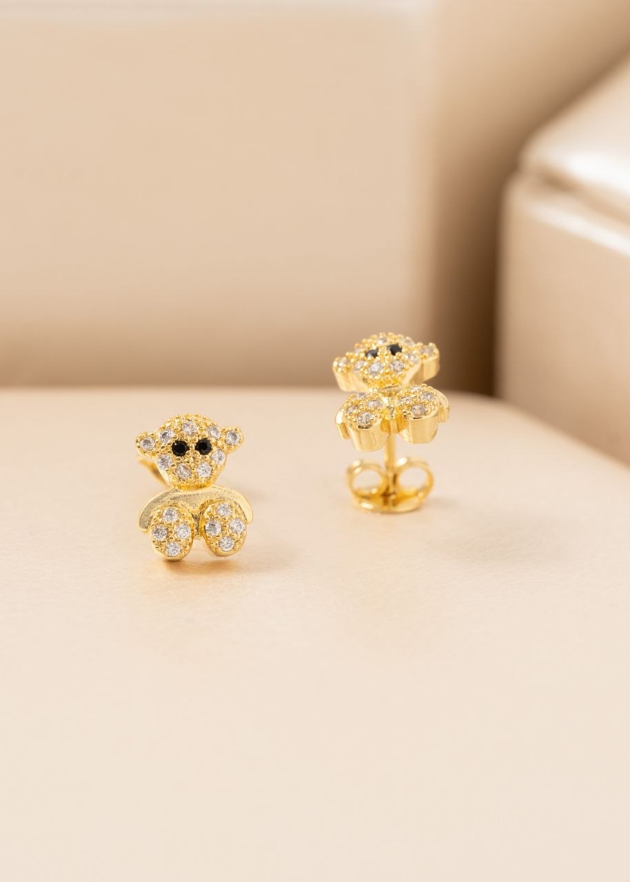 Pendientes Osito Circonias